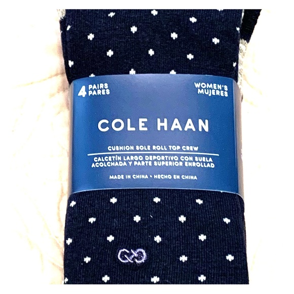 Cole Haan Accessories - Cole Haan Coordinating 4 pack Roll Bamboo Socks